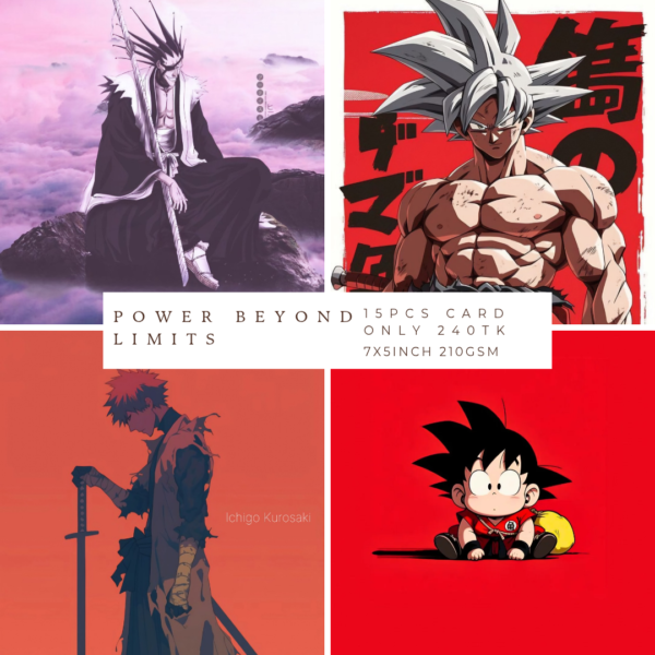 Power Beyond Limits Wall Poster Set – Bleach x Dragon Ball Z