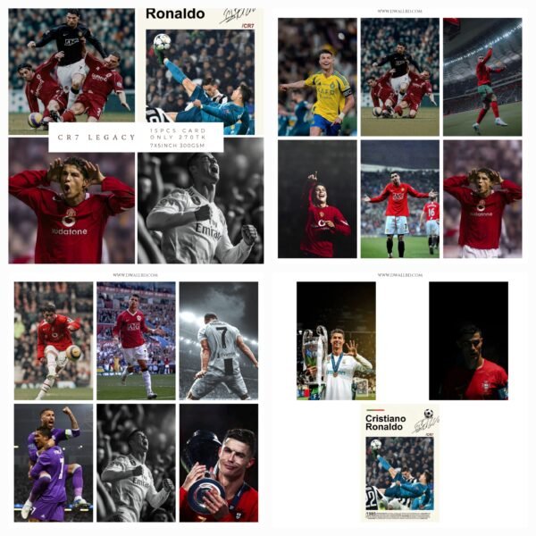 CR7 Legacy – Premium 300 GSM Football Poster Set - Image 5