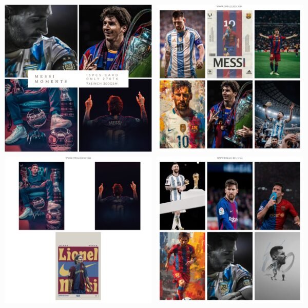 Messi Moments – Premium 300 GSM Football Poster Set - Image 5