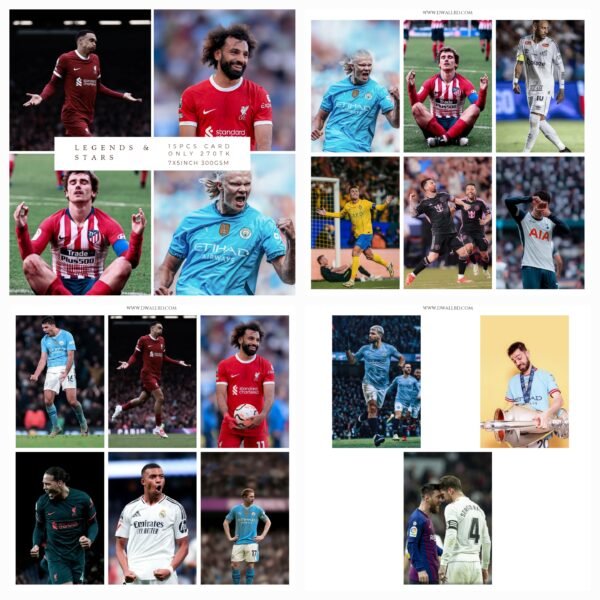 Football Royalty: Legends & Stars Poster Set – Premium 300 GSM - Image 2