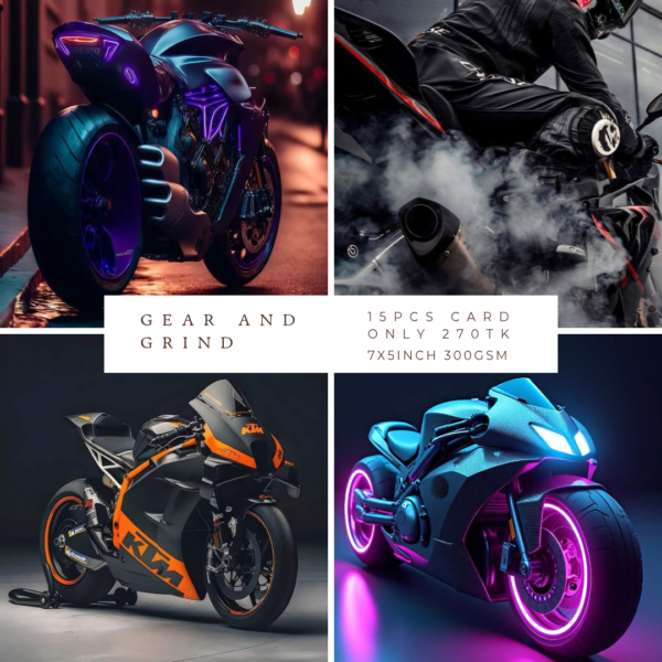 🏍️ Gear and Grind Poster Bundle