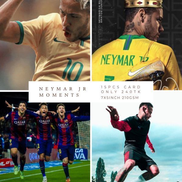 Neymar Jr Moments: Wall Poster Card Bundle ⚽