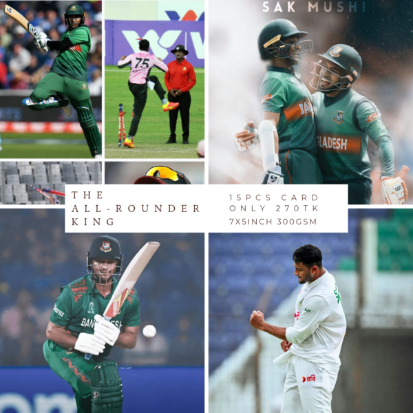 Shakib – The All-Rounder King Poster Set