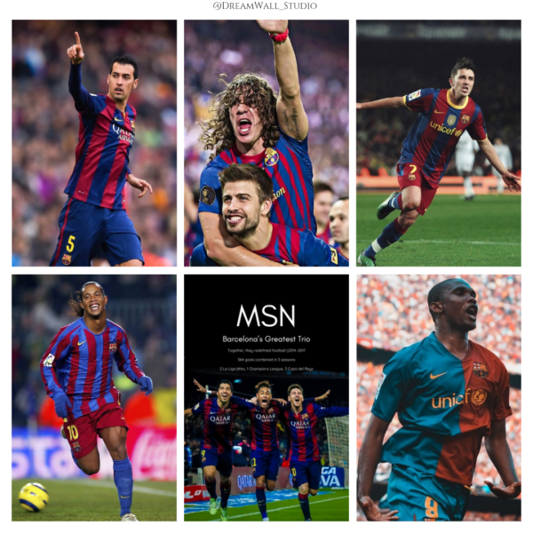 🔵🔴 Barcelona’s Golden Era Poster Card Bundle ⚽ - Image 3