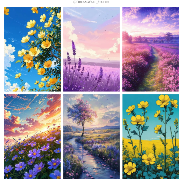 🌸 Blossoming Horizons Wall Poster Set - Image 2