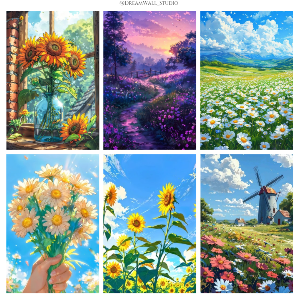 🌸 Blossoming Horizons Wall Poster Set - Image 3