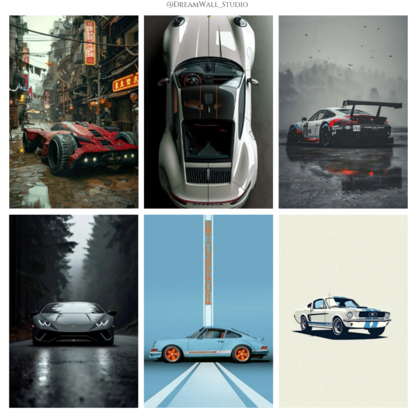 Luxury and Speed Wall Poster Card Bundle - Image 7