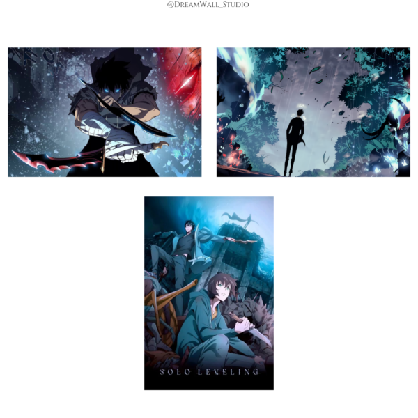 Pirates and Shadow Wall Poster Bundle – One Piece x Solo Leveling - Image 8