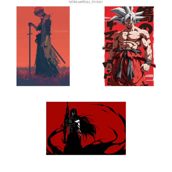 Power Beyond Limits Wall Poster Set – Bleach x Dragon Ball Z - Image 5