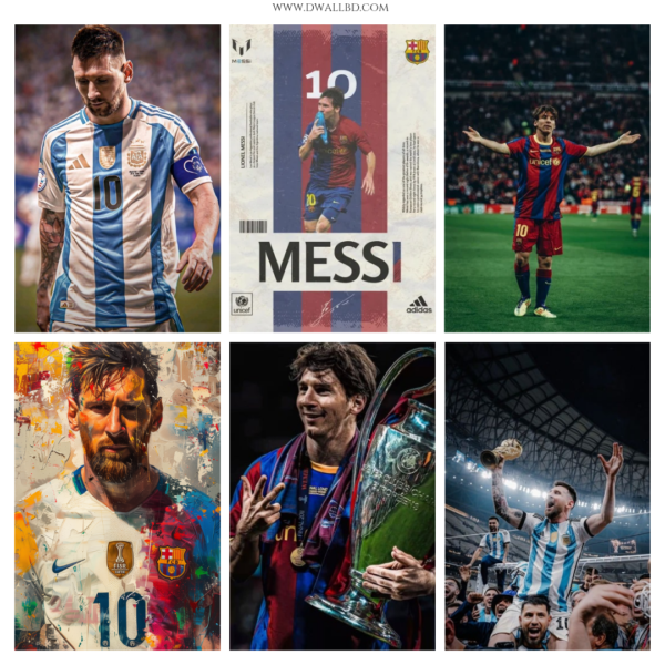 Messi Moments – Premium 300 GSM Football Poster Set - Image 3