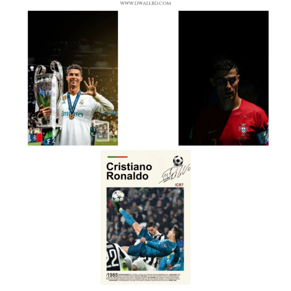 CR7 Legacy – Premium 300 GSM Football Poster Set - Image 4