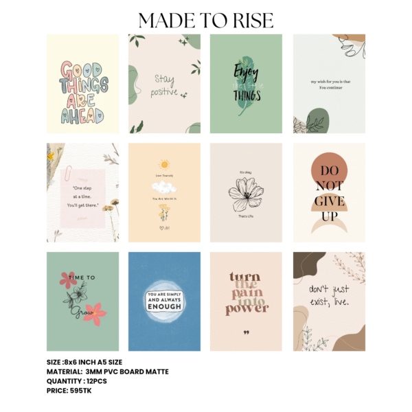 Aesthetic PVC Board Wall Art Set - Image 10
