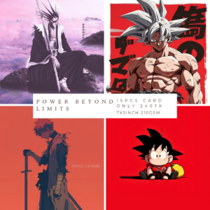 Power Beyond Limits Wall Poster Set â Bleach x Dragon Ball Z