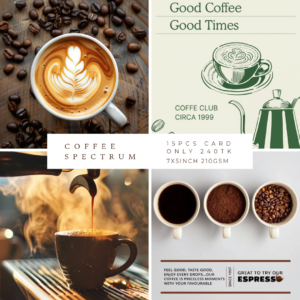 ☕ Coffee Spectrum Wall Poster Set