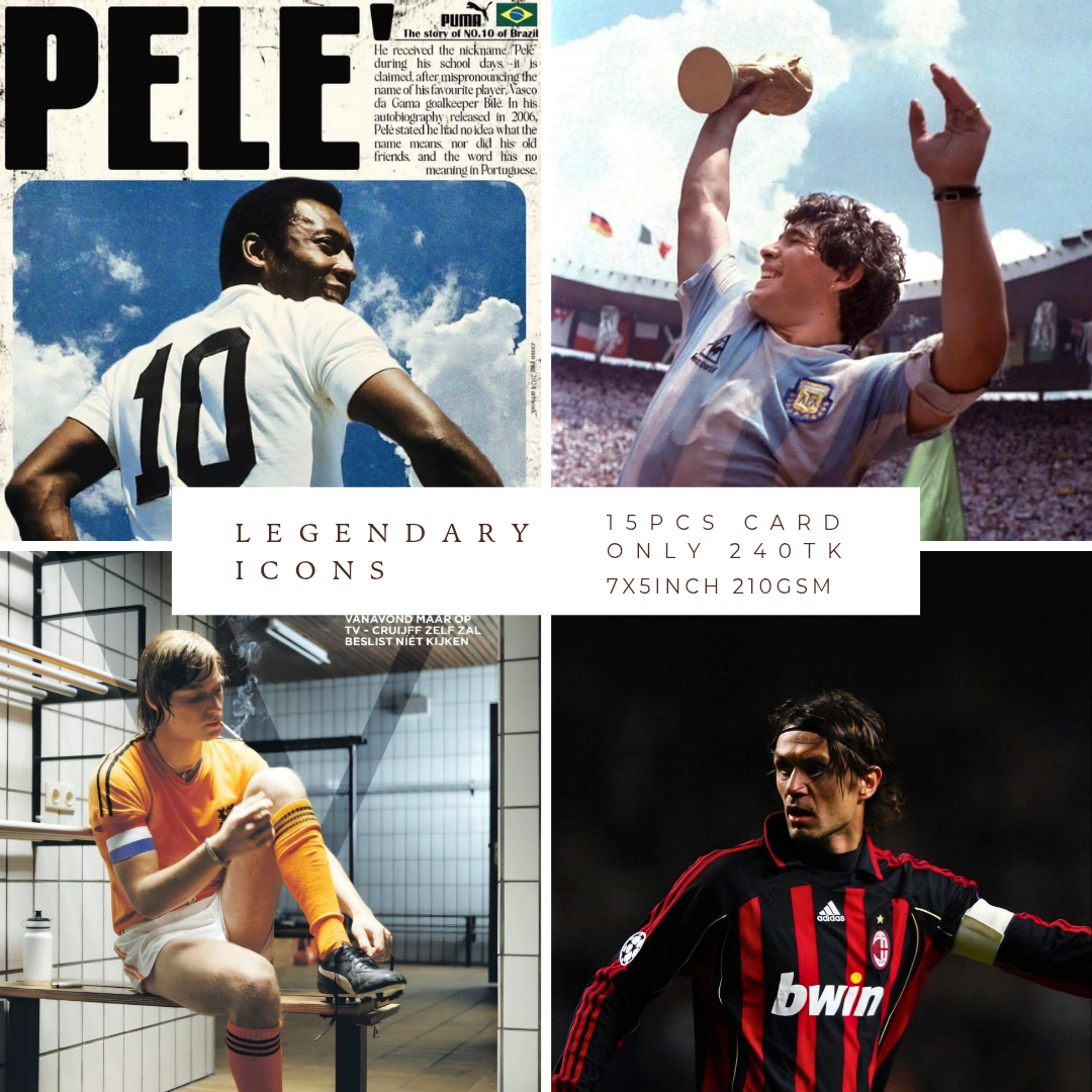 π Legendary Icons: Football Legends Poster Set β½