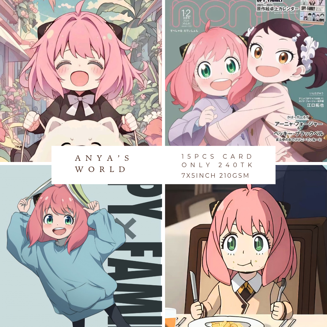 Anya’s World Poster Card Bundle