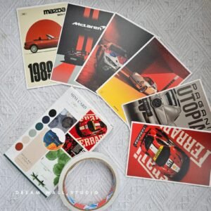 Vintage Velocity Mini Poster Card Set