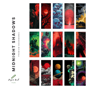 Midnight Shadows Bookmarks Pack