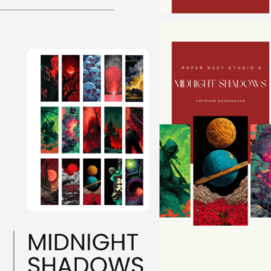 Midnight Shadows Bookmarks Pack