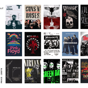 Amplified Icons Poster Card Set