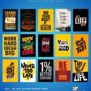 Stay Relentless Poster Card Pack