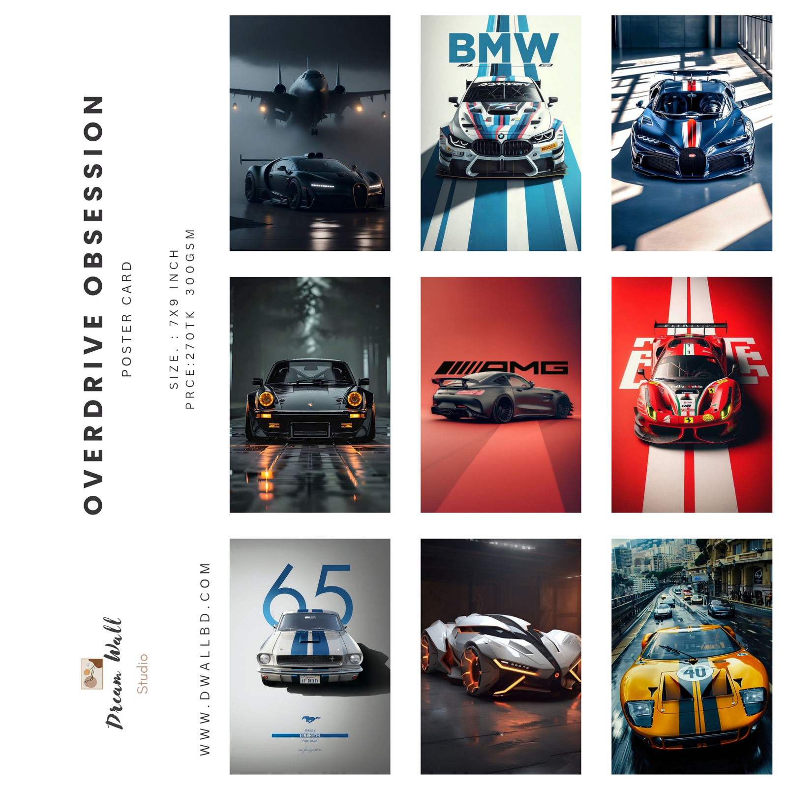 Overdrive Obsession Poster Card Set
