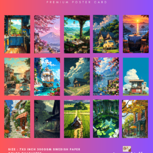 Serene Horizons Poster Card Set