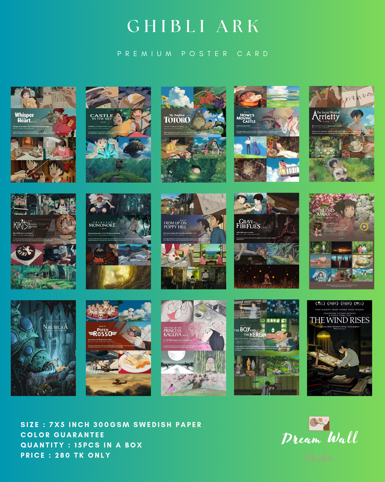 Ghibli Poster Collection