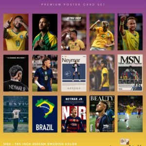 THE Neymar Legacy Poster Card Set
