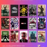 Ultimate MCU Infinity Icons Poster Card Pack | 15 Pcs