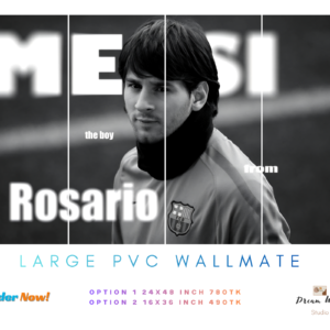 Messi WallMate – Premium 5-Part Wall Art 5