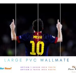 Messi WallMate – Premium 5-Part Wall Art 3