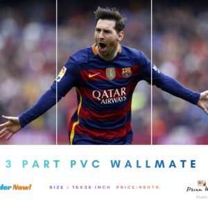 Messi WallMate – Premium 5-Part Wall Art 2