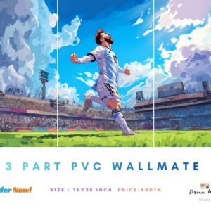 Messi WallMate – Premium 5-Part Wall Art 8