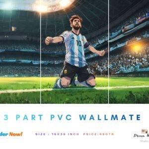 Messi WallMate – Premium 5-Part Wall Art 9