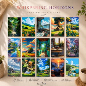 Whispering Horizons Poster Card Set