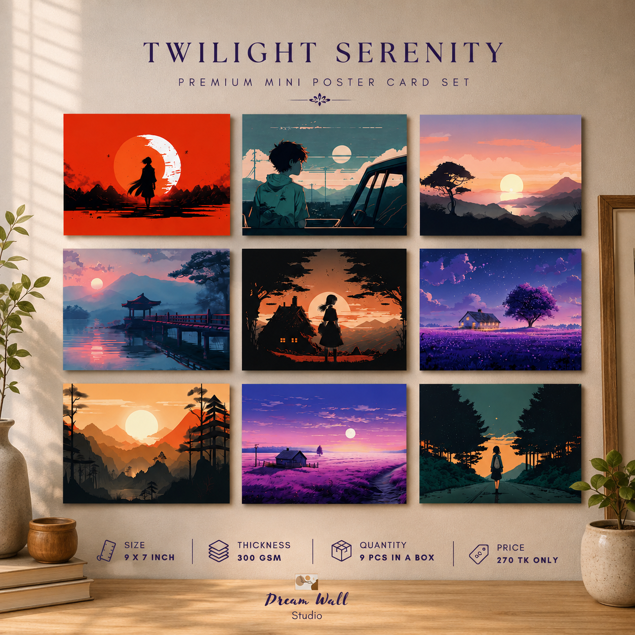 Twilight Serenity Poster Card Set