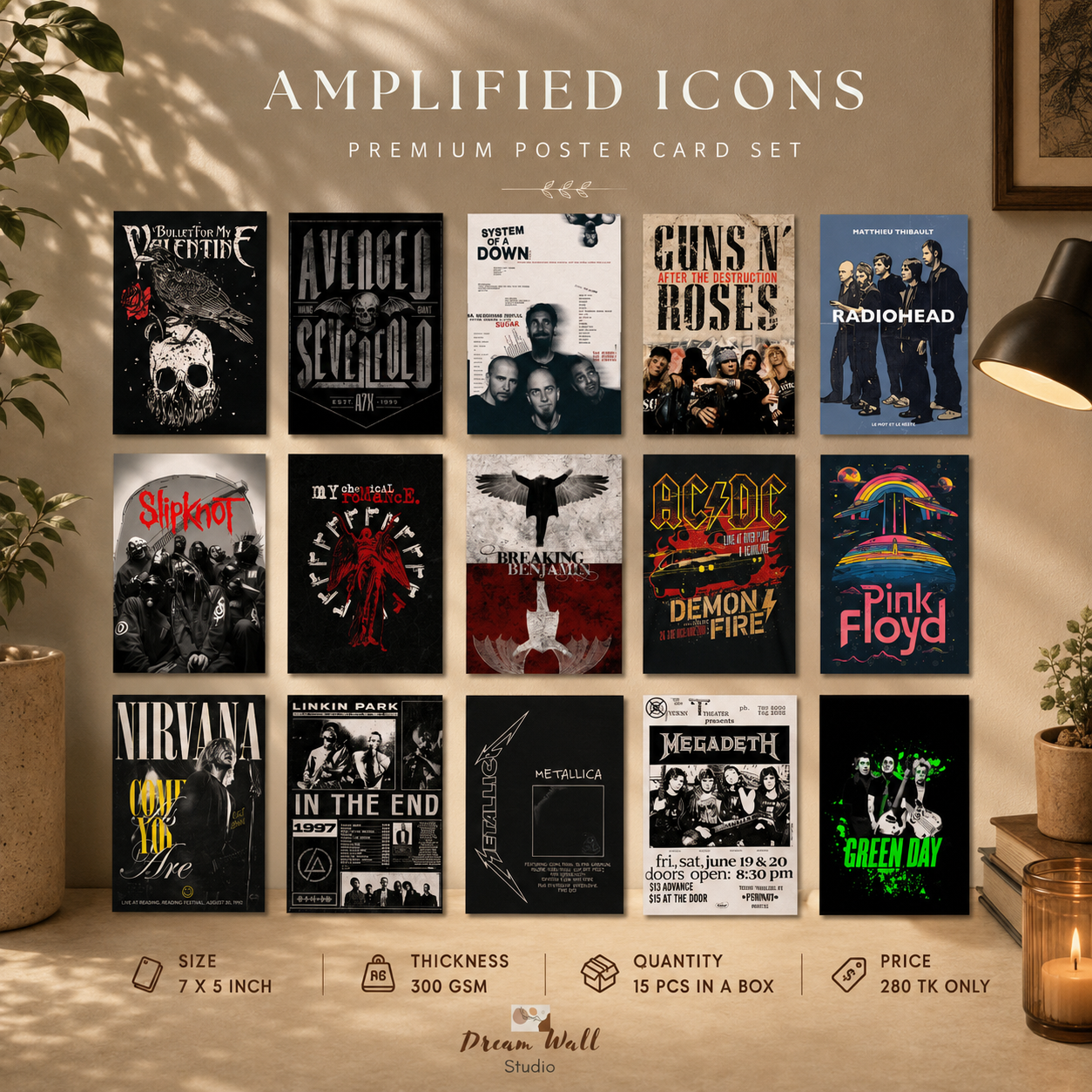 Amplified Icons Poster Card Pack
