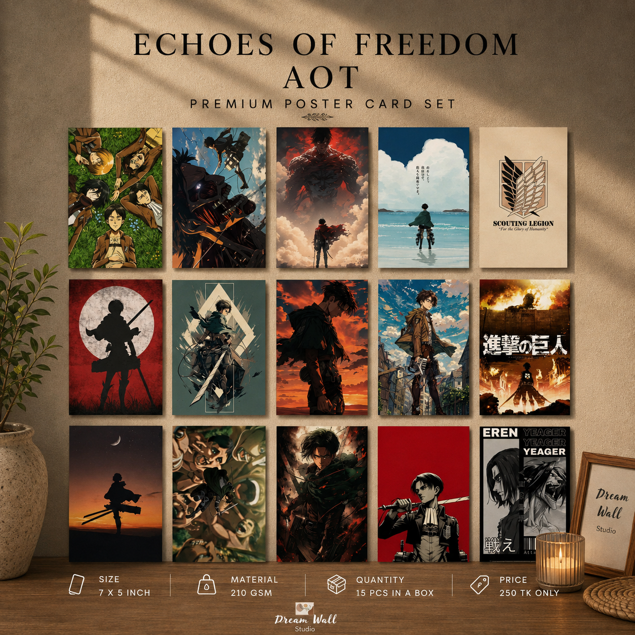 Echoes of Freedom AOT  Posters Set