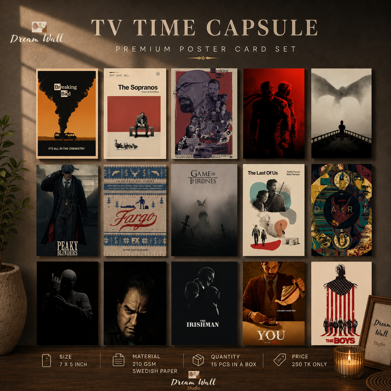 📺 TV Time Capsule Posters Set