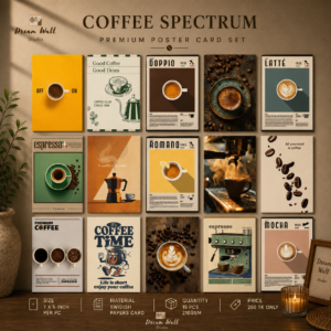 ☕ Coffee Spectrum Wall Posters Set