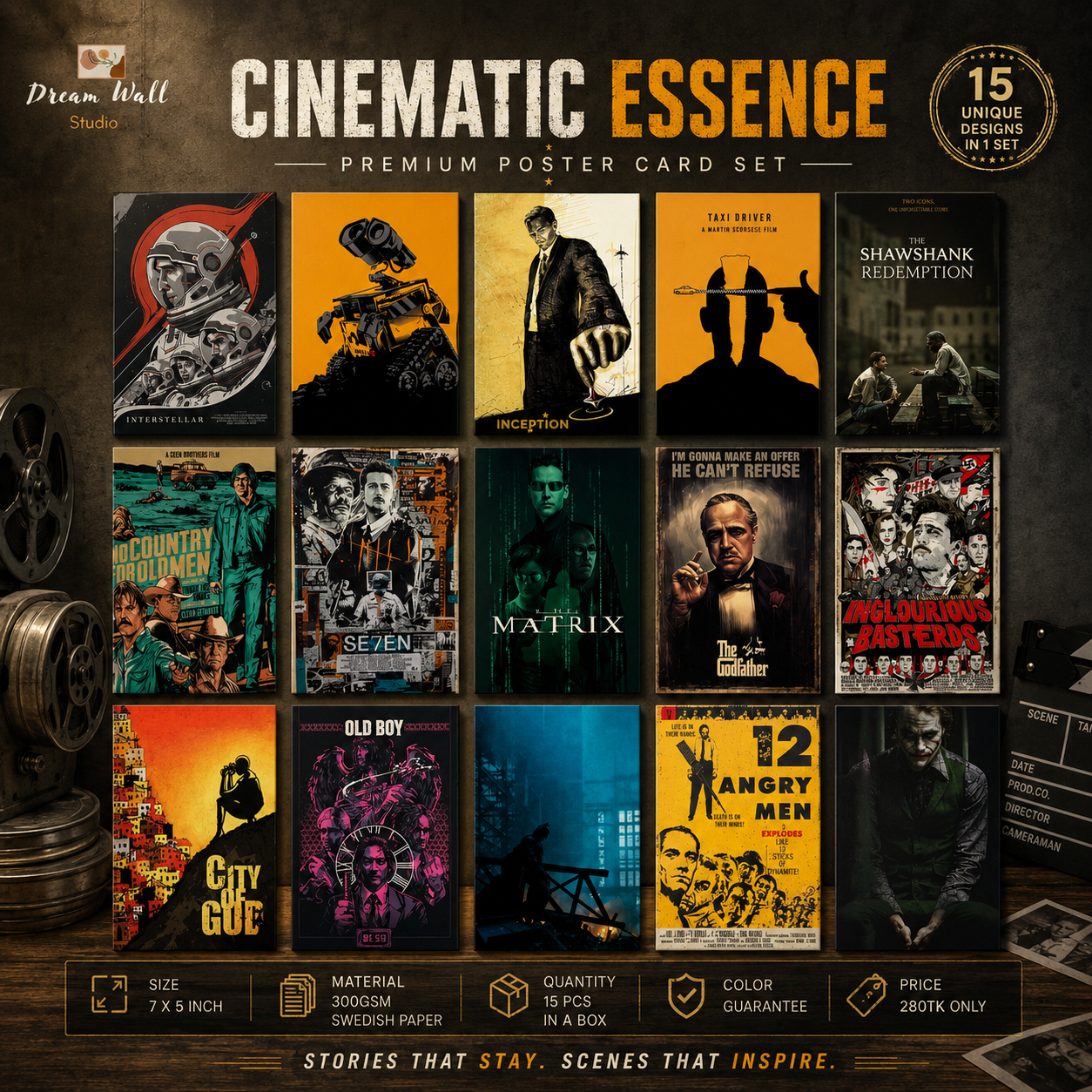 Cinematic Essence Poster Card Pack