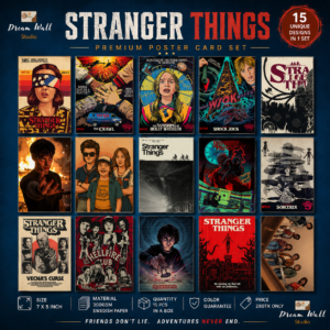 Stranger Things Poster Card