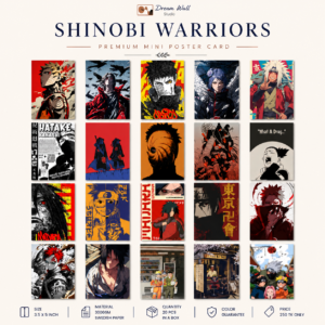 Shinobi Warriors Mini Poster Card Pack