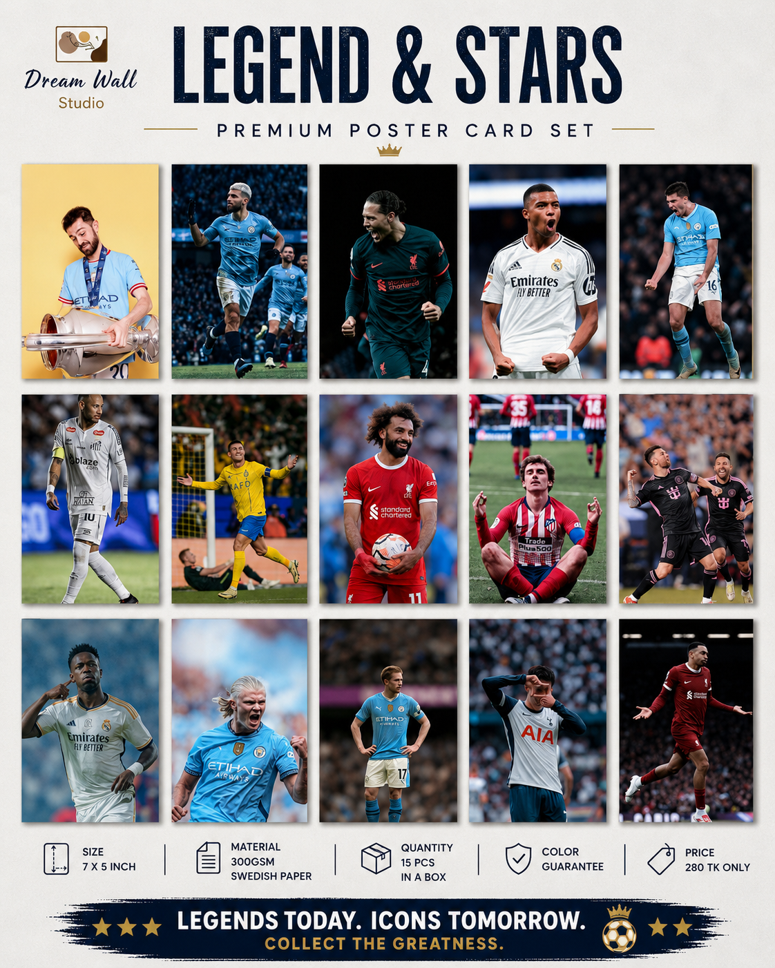 Legends & Stars Poster Card Set