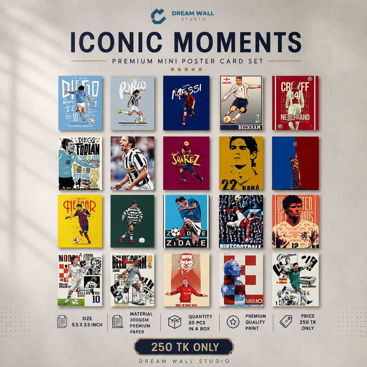 Iconic Moments Mini Poster Card