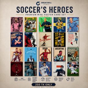 Soccer Heroes Mini Poster Card