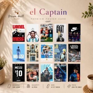 El Capitán Messi Poster Card Pack | 15 Pcs