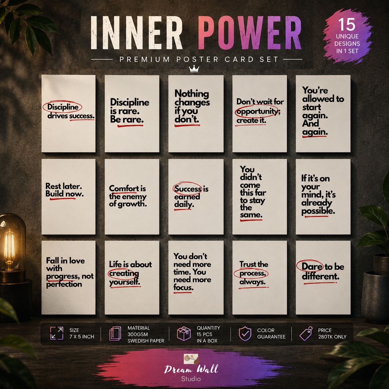 Inner Power Poster Card