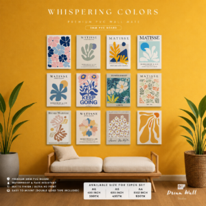 Whispering Colors PVC Wallmate | 12pcs set
